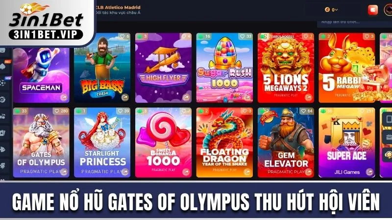 Gates of Olympus được nhiều hội viên đón nhận