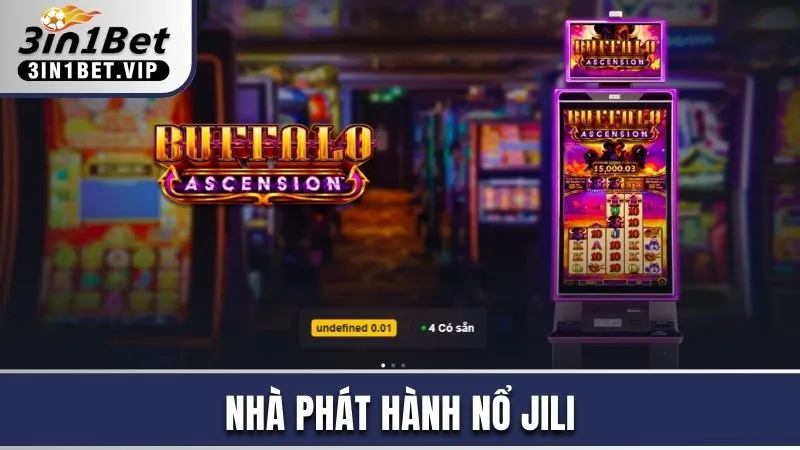 Nhà phát hành Jili cung cấp nhiều phiên bản nổ hũ 3in1bet uy tín