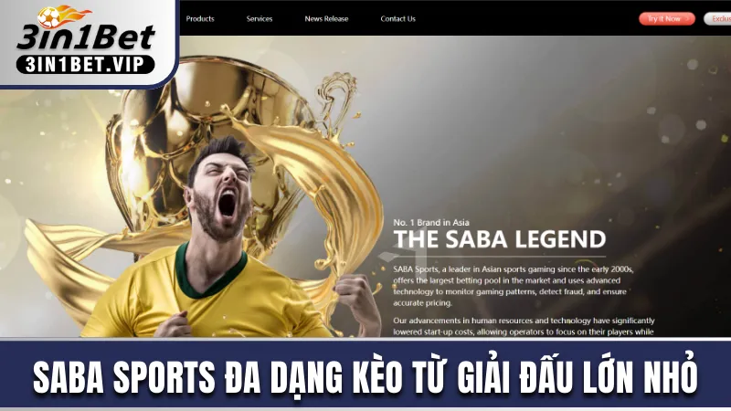 SABA Sports với đa dạng kèo từ giải đấu lớn nhỏ