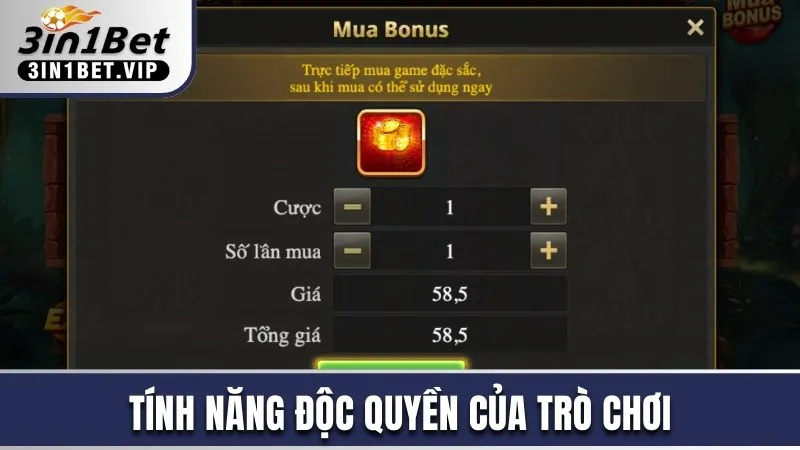 Tính năng độc quyền của trò chơi nổ hũ Vịnh Cát Vàng Maya